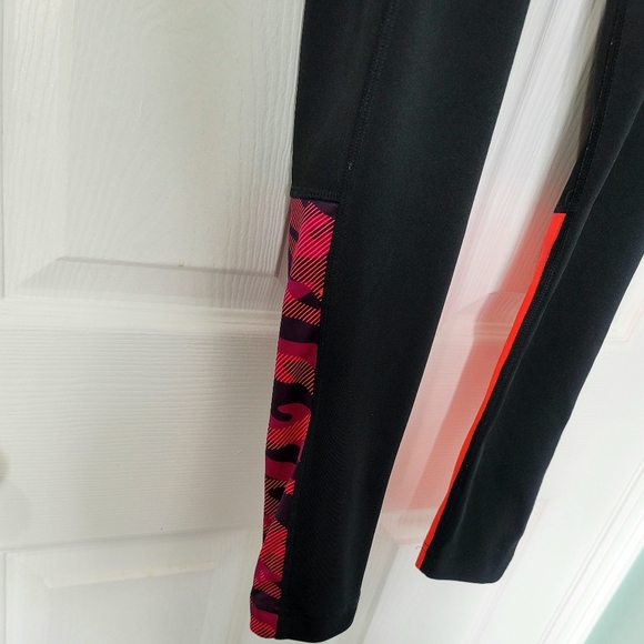 Reebok Playdry Women's Active Graphic Print Pants Tights Leggings Size L - Picture 11 of 15